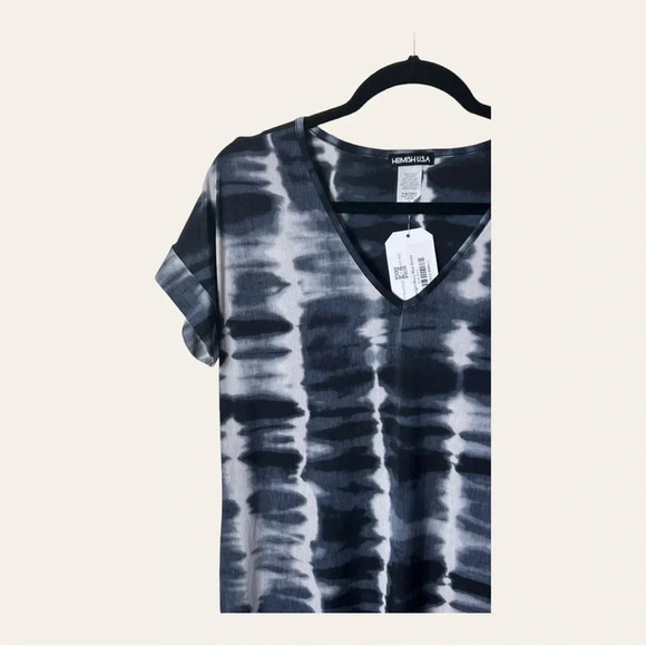 0441W. HEIMISH USA TIEDYE MAXI LENGTH DRESS SIZE SMALL ROUND BOTTOM WITH SLITS - Picture 4 of 12